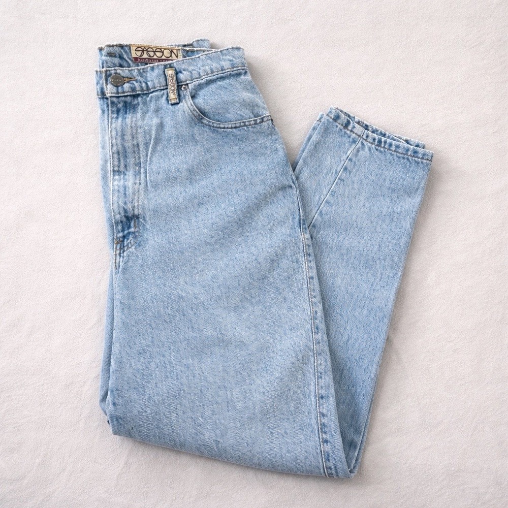 Sasson Jeans Womens 10 Straight Leg Light Wash Denim Y2K Cotton 30x32